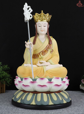 中式风陶瓷地藏王菩萨摆件佛像