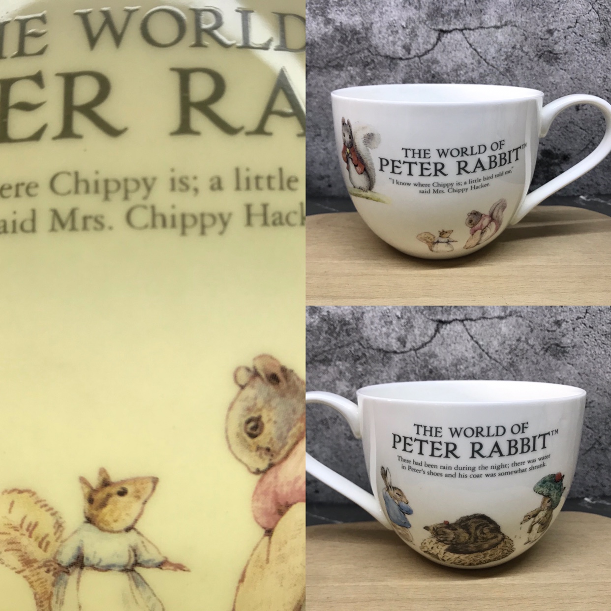 无铅无镉骨瓷彼得兔马克杯600ml