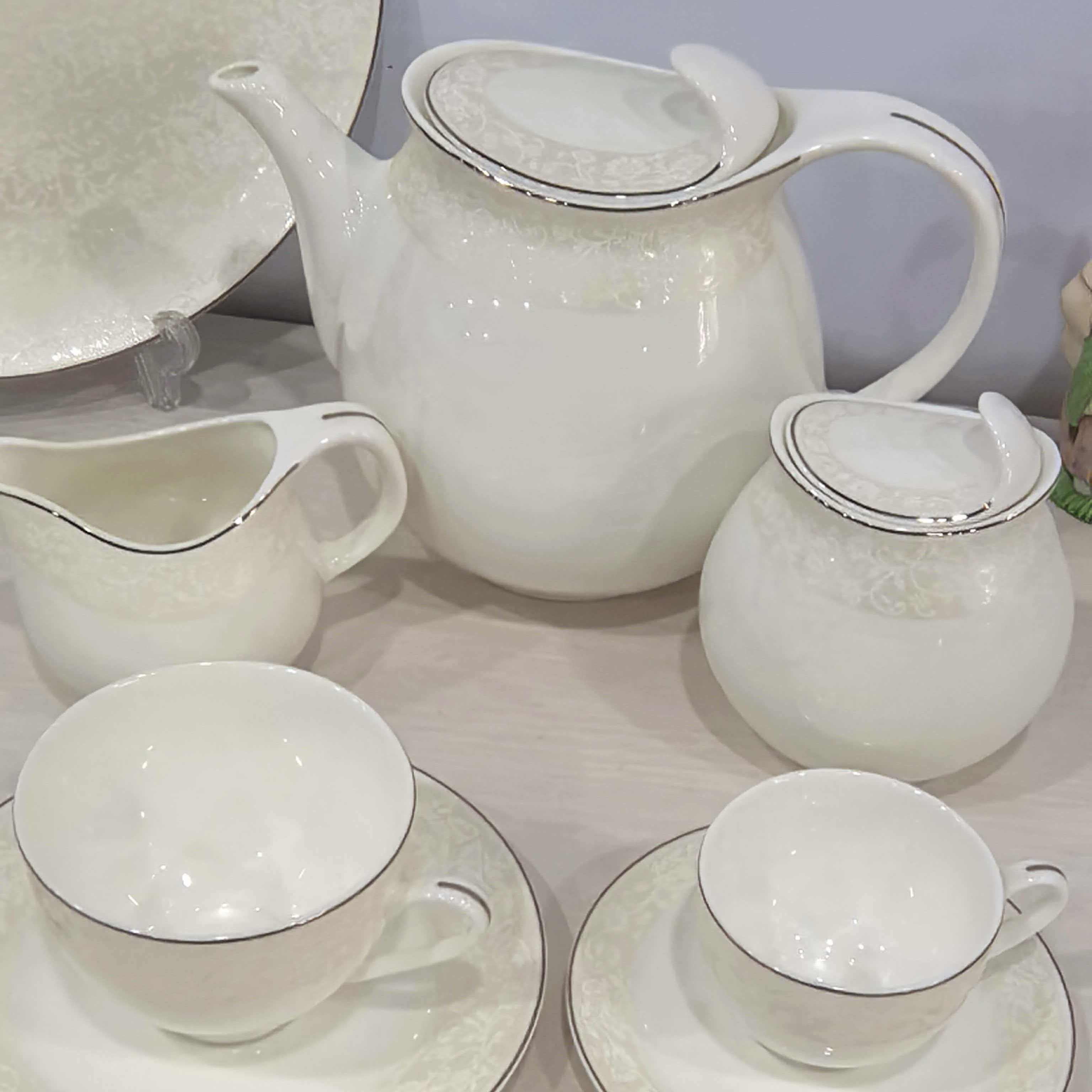 德国品牌骨瓷釉面环保无铅无镉咖啡壶奶缸糖缸马克咖啡杯奶杯茶杯