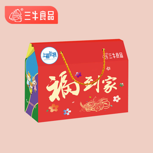 三牛上海过节送礼糕点混装年货