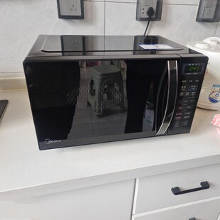 Midea L201B微波炉新款 微蒸烤箱一体家用多功能智能光波炉 美