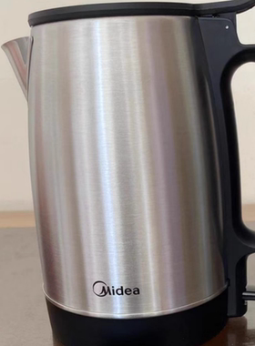 Midea/美的 SH-17X103电热水壶304不锈钢烧水壶家用1.7L大容量