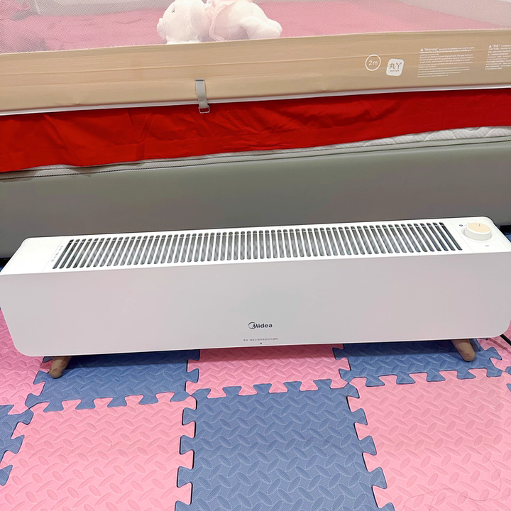 Midea/美的HDS22CK石墨烯踢脚线取暖器家用低噪电暖气速热暖风机