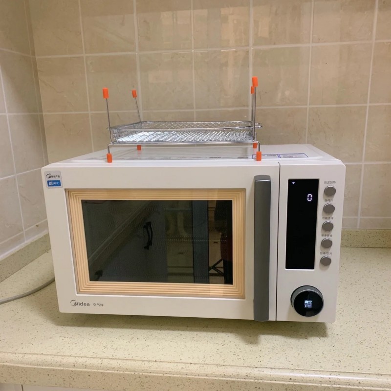美的微烤炸一体机变频家用微波炉烤箱一体空气炸烘焙小型 PC23F5W