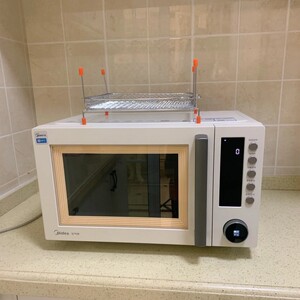 美的微烤炸一体机变频家用微波炉烤箱一体空气炸烘焙小型 PC23F5W