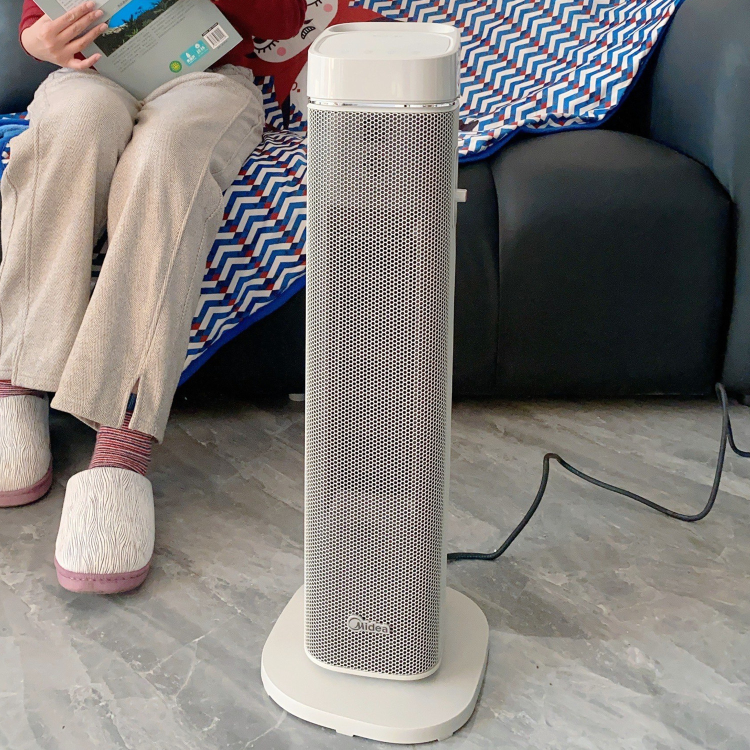 美的暖风机家用小太阳热风机电暖气暖风器取款器2025新款取暖器