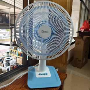 美的电风扇家用台式台扇超音静2025新款大风力摇头小型办公室桌面