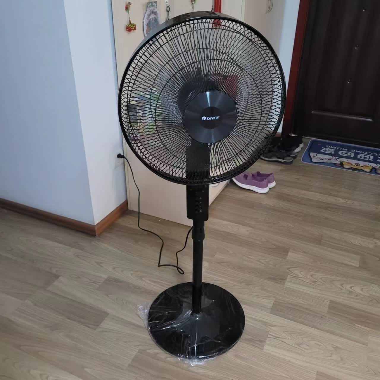 格力电风扇落地扇家用落地宿舍机械立式摇头宿舍电扇FD-4012-WG