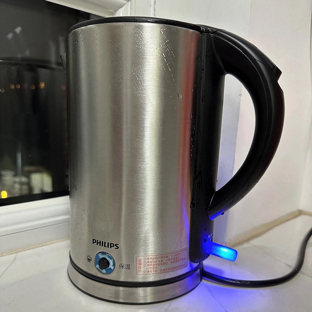 Philips/飞利浦 Hd9316电热水壶家用304食品级不锈钢保温烧水壶