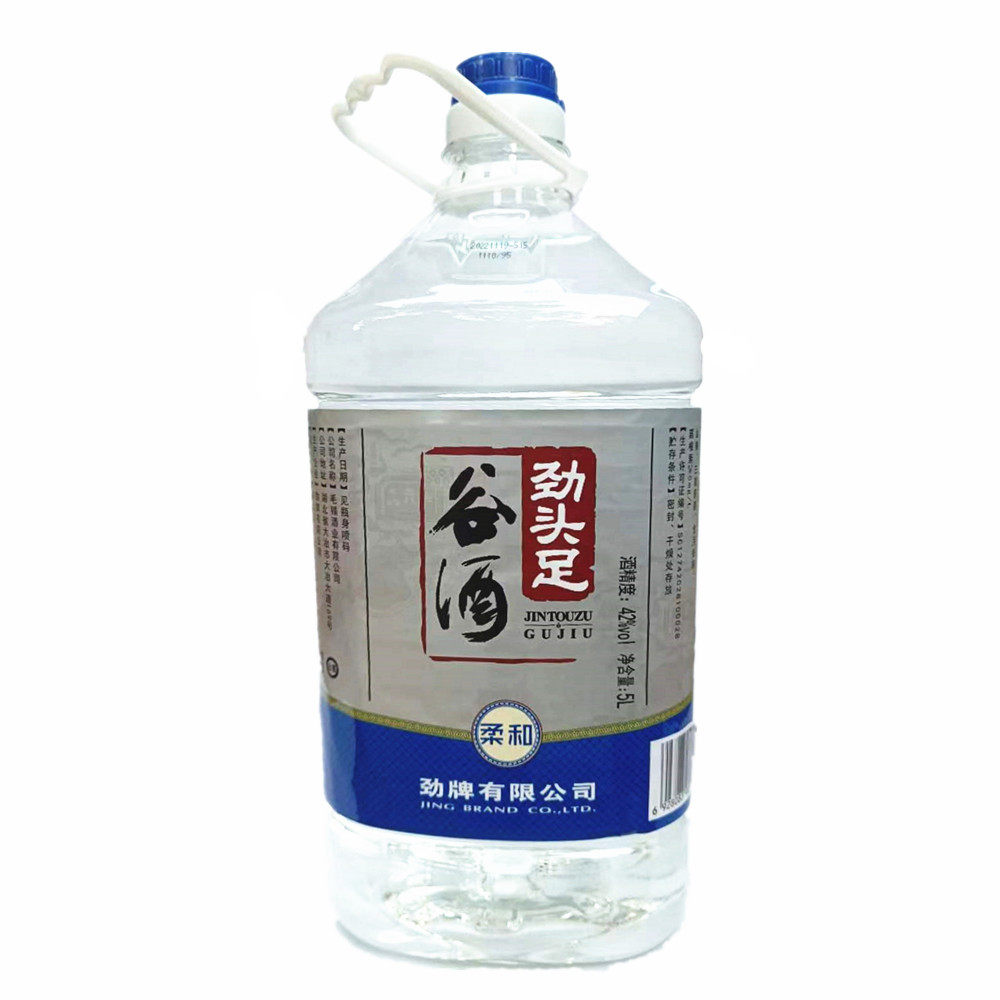 劲牌劲头足纯谷酒 5l桶装42度 家庭壶装 柔和型配制酒包邮