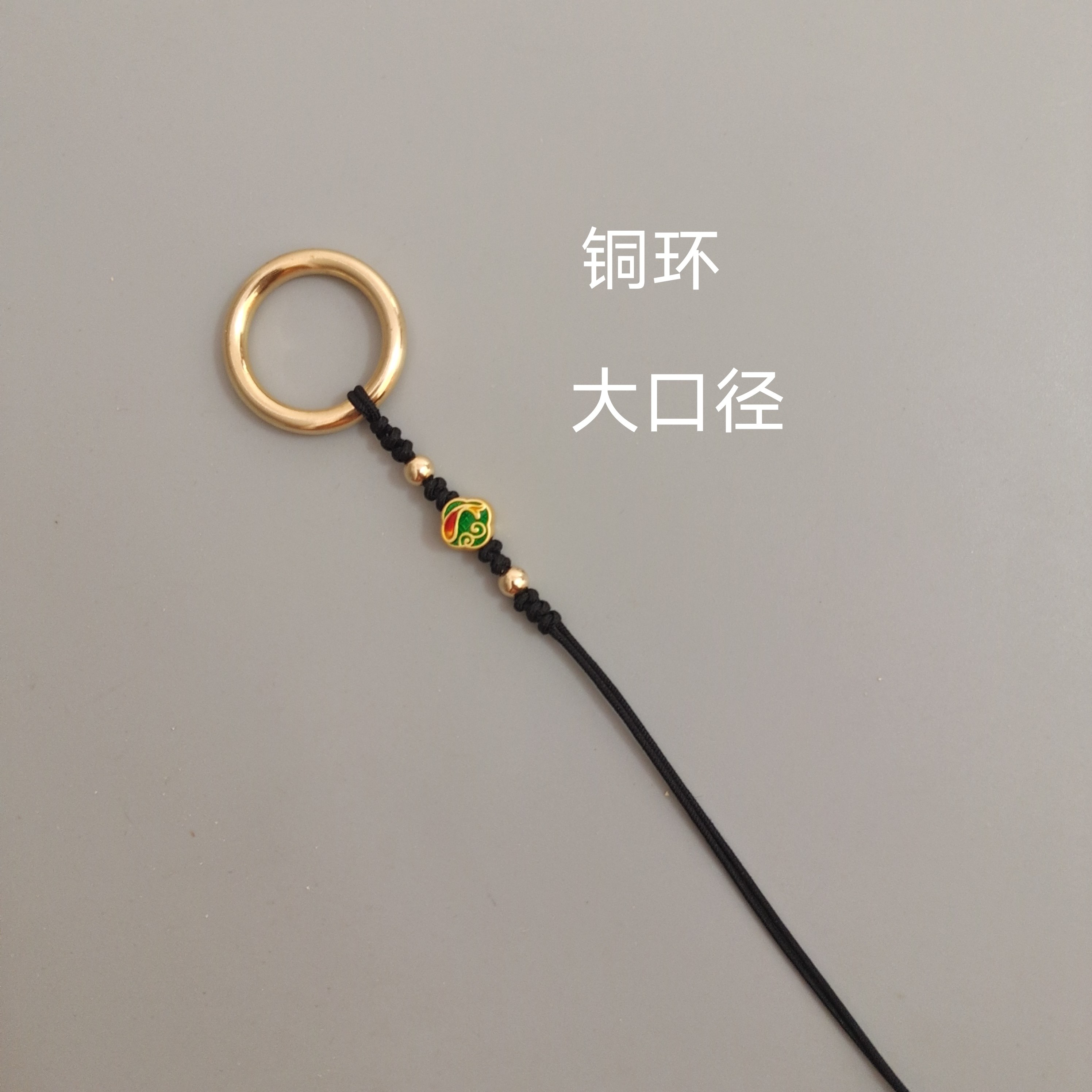 绣眼鸟笼手扣长款大口径鸟笼配件挂绳吊坠扣环南笼苏笼绣眼贝子