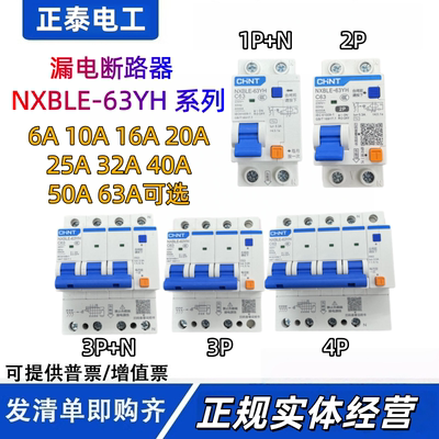 正泰常规窄型NXBLE-63YH