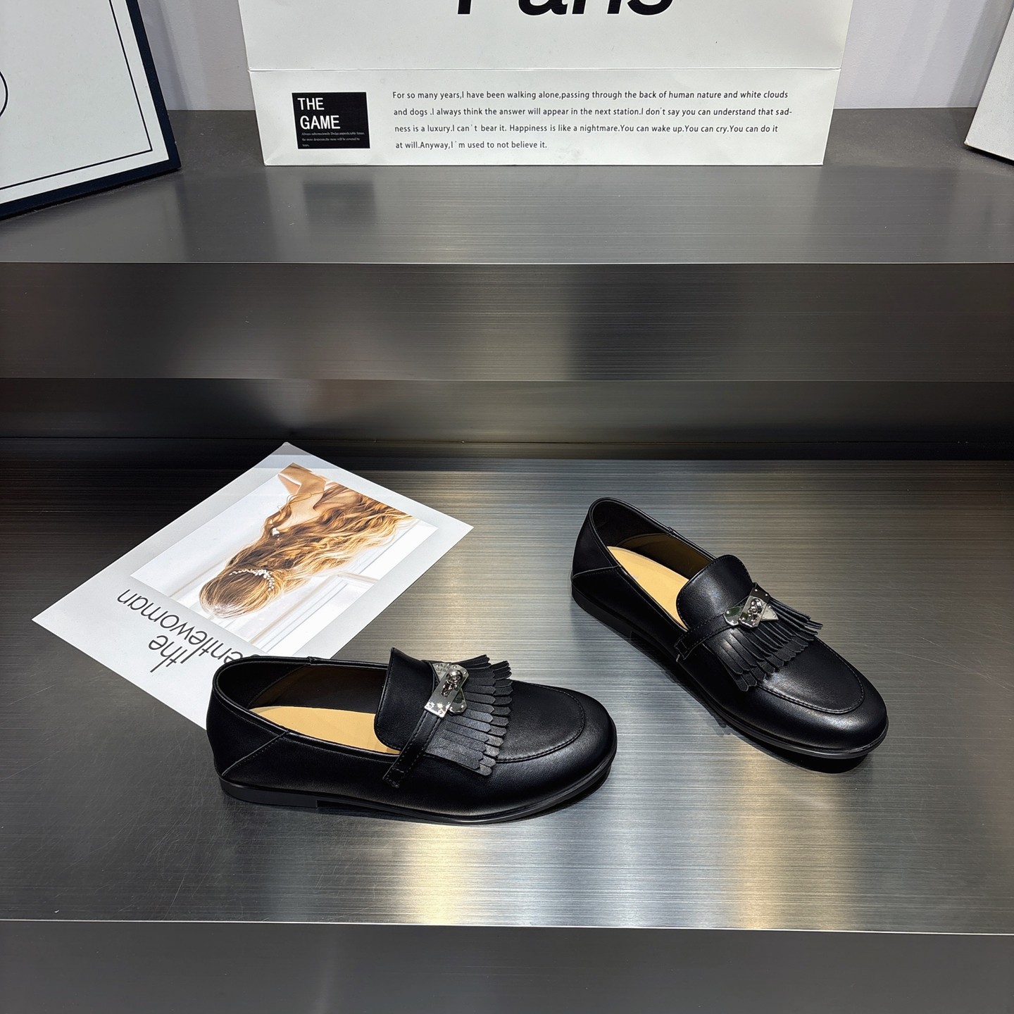 英伦风流苏复古小皮鞋单鞋女2026新款百搭舒适软底一脚蹬乐福鞋女,女鞋,乐福鞋（豆豆鞋）,淘宝优惠券,粉丝福利购,淘宝优惠卷