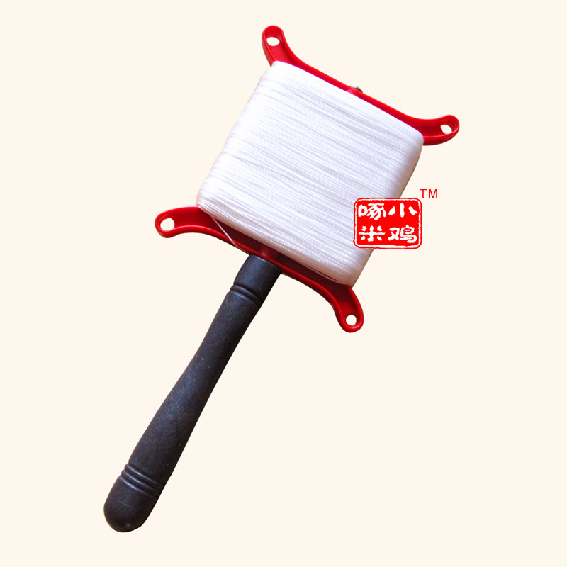 风筝放飞线轴 实用工具手柄线轮 带线(含200米专用三股轮胎线)