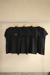 VS VTM十二星座男女情侣款夏季圆领短袖T恤