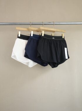 Al女款宽松显瘦腿长运动速干短裤女防走光健身休闲瑜伽裙裤