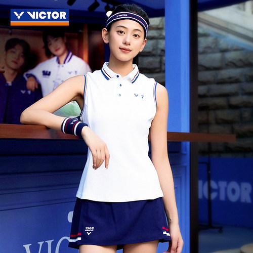 2025victor胜利羽毛球服俱乐部系列女士裙子针织运动短裙K5507VBC