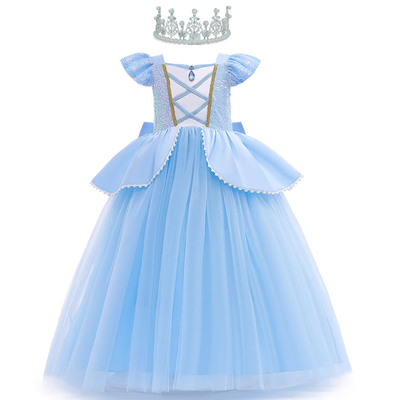礼服亮片公主裙女童灰姑娘连衣裙