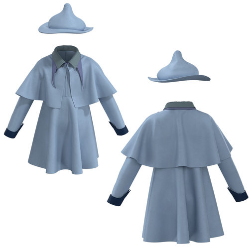 哈利cos波特布斯巴顿校服 Harry cos Potter Beauxbatons costume