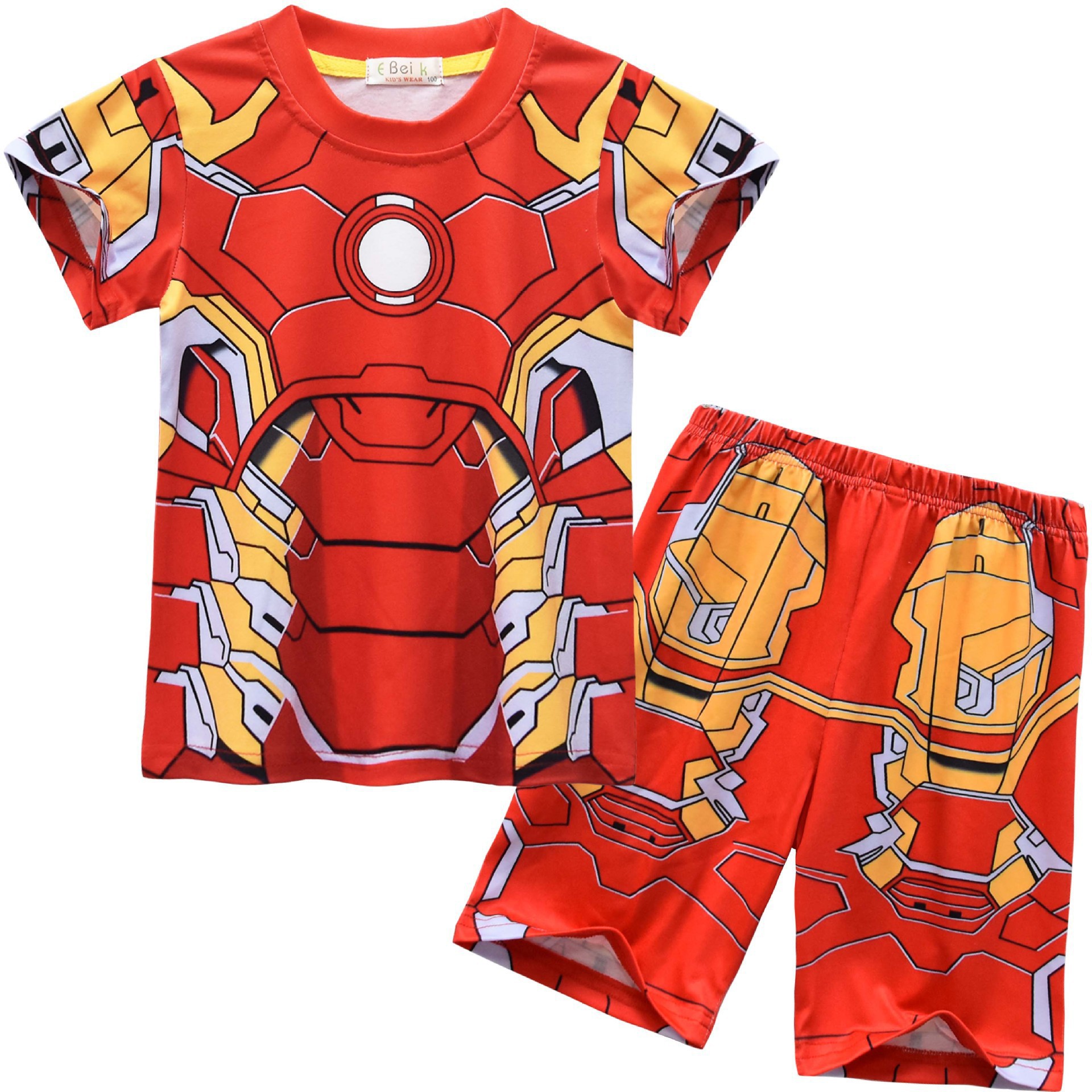 夏季漫威超级英雄联盟者服装