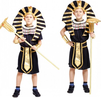 儿童万圣节服装 Egypt cos pharaoh 法老王子服halloween costume