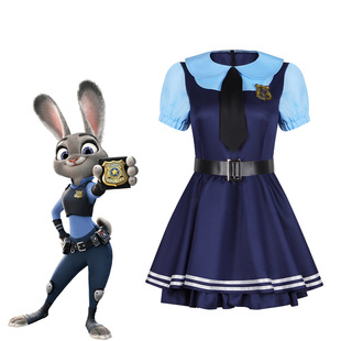 疯狂动物城2 兔子警官judy朱迪cos服 cosplay连衣裙角色扮演服装