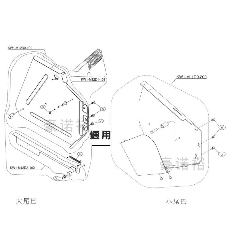 YAMAHA 8MM飞达尾巴螺丝 K87-M111S-000长尾 KW1-M111S-000短尾 五金/工具 其他机电五金 原图主图