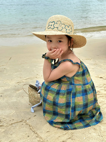 草帽海边沙滩日常百搭儿童夏季