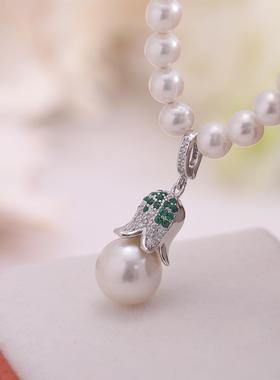 铃兰花苞项链坠s925纯银时尚大气