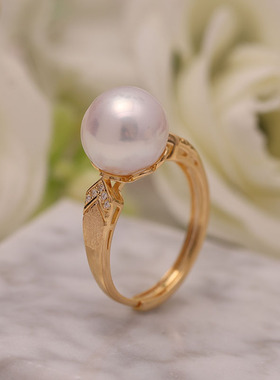 s925纯银韩版麻纱遮瑕戒指托配件