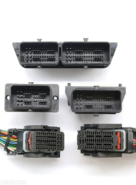 泰科TE2050980-1电脑板端公母连接器接插件2050036-1汽车线束插头