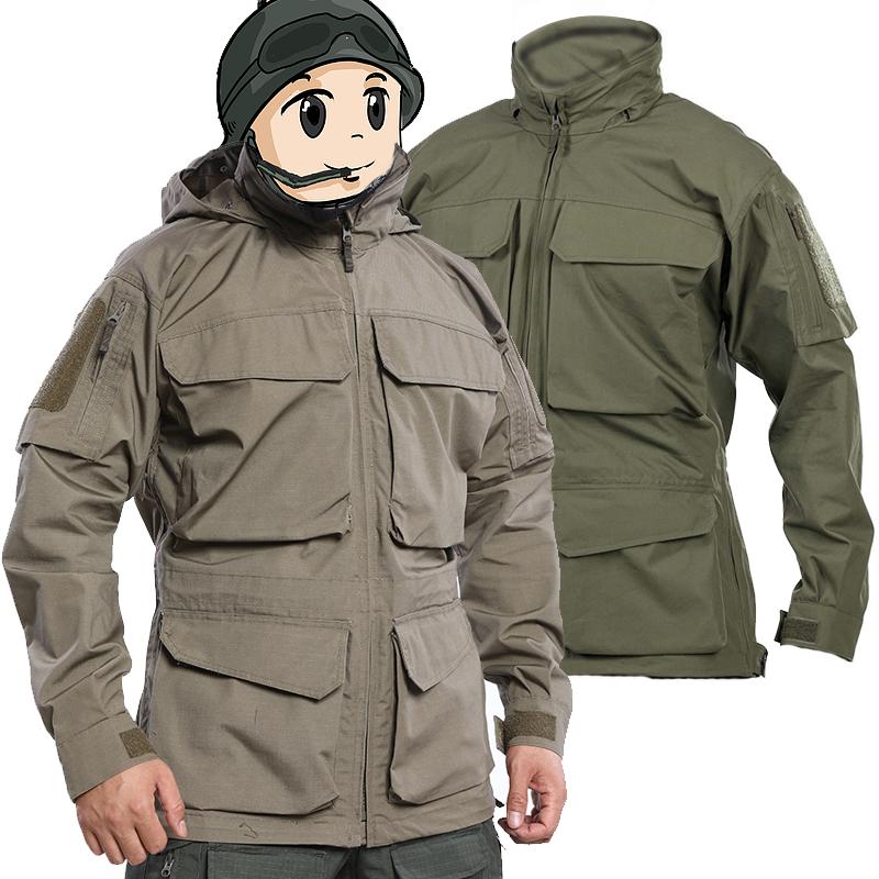 升级版大口袋多功能战术风衣