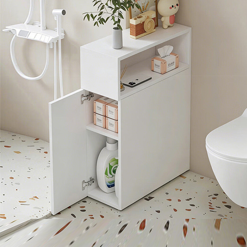 蜂窝铝浴室柜卫生间夹缝柜收纳窄柜马桶侧边柜落地防水储物置物柜