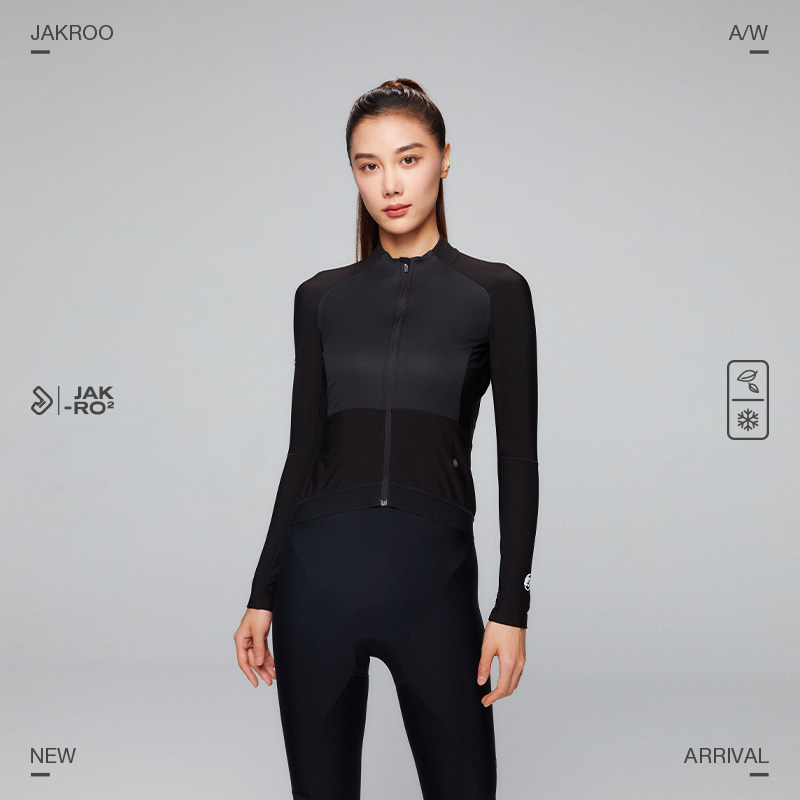 捷酷秋冬新品ELITE WIND女士抓绒骑行服户外舒适保暖5℃骑行上衣