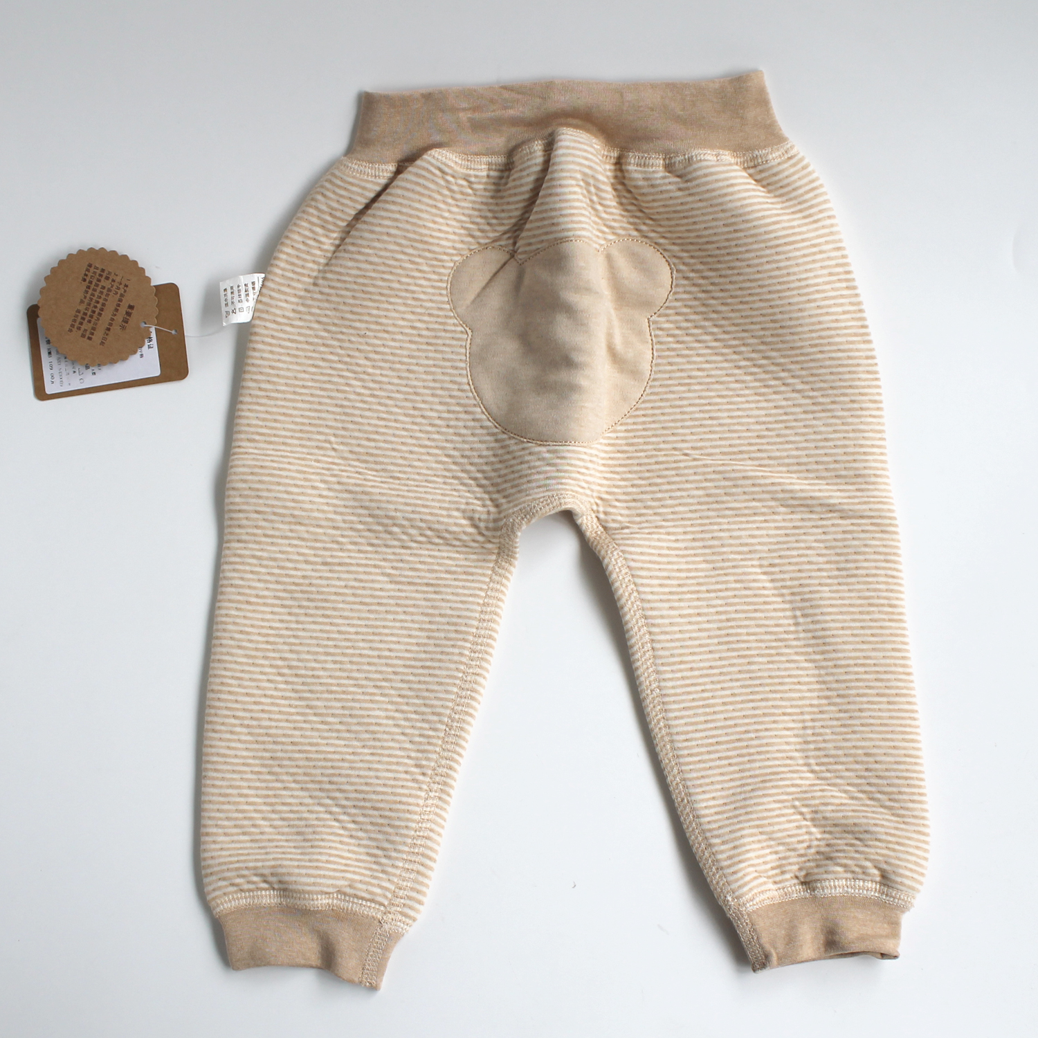 实用推荐款秋冬彩棉保暖空气层婴幼儿大PP裤宝宝纯棉肥裆裤C610