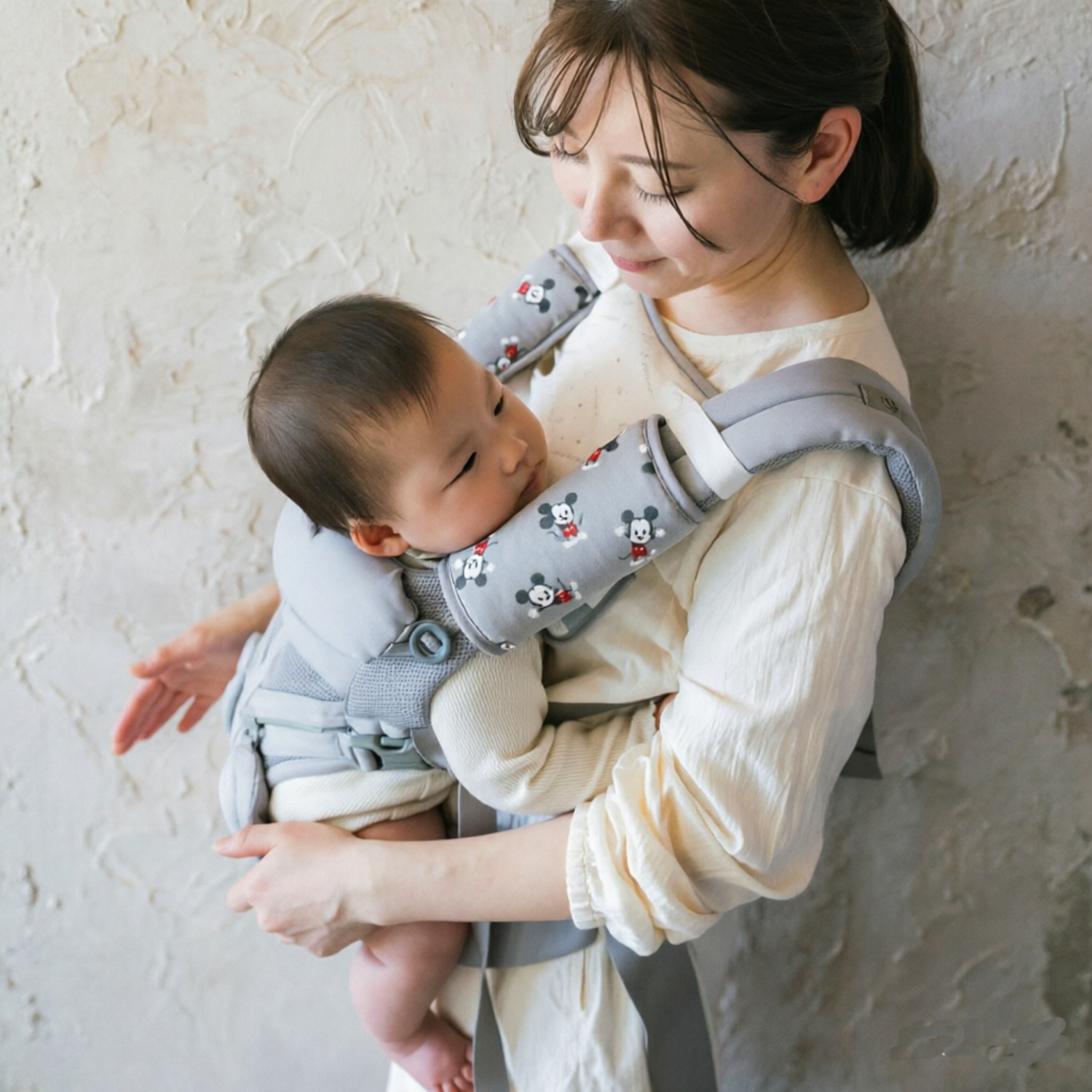 出口日本通用型婴幼儿推车背带咬咬巾安全座椅肩带扣防咬巾D302
