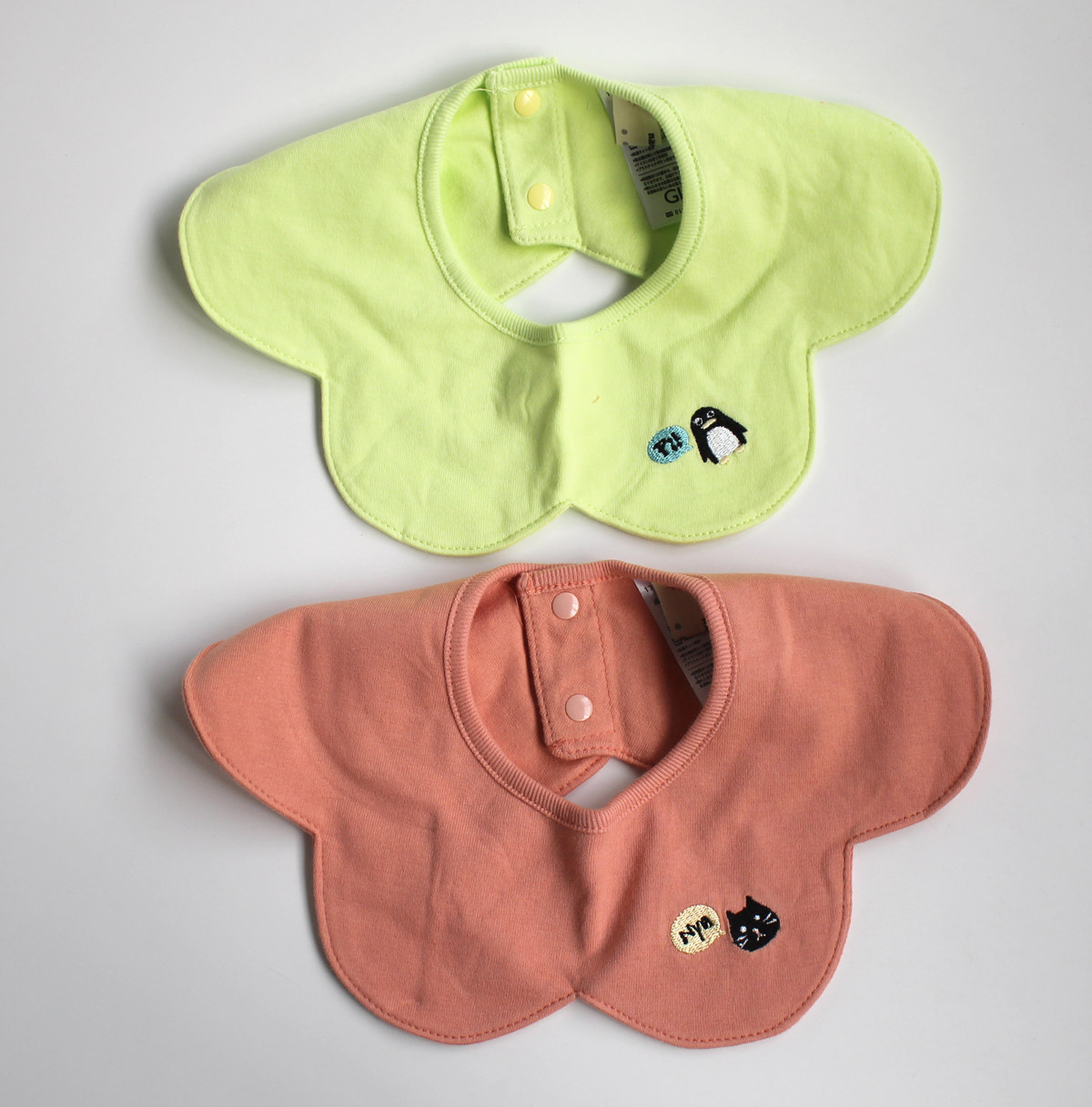 出口日本千家防水旋转花瓣围嘴纯棉围兜可爱口水巾,婴童用品,口水巾,淘宝优惠券,粉丝福利购,淘宝优惠卷