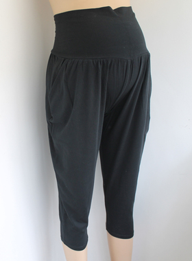 出口日本夏季休闲孕妇打底裤七分　孕产两用7分打底裤 Z312