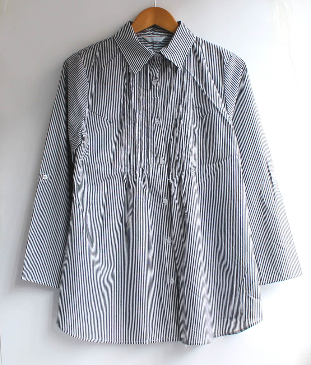 일본 봄 여름 바닥 출산 셔츠 이중 용도 소매 임산부 A 라인 긴 셔츠 출산 셔츠 지방 MM 셔츠