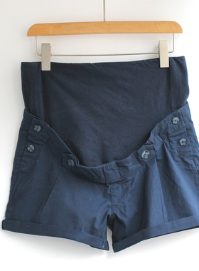 出口欧洲法式工装夏季孕妇短裤孕妇托腹孕妇热裤C603