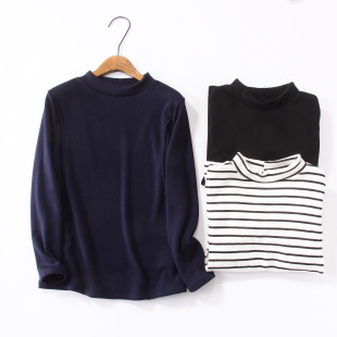 日式秋冬加绒加厚保暖孕妇卫衣侧开哺乳服喂奶衣哺乳打底衣C329