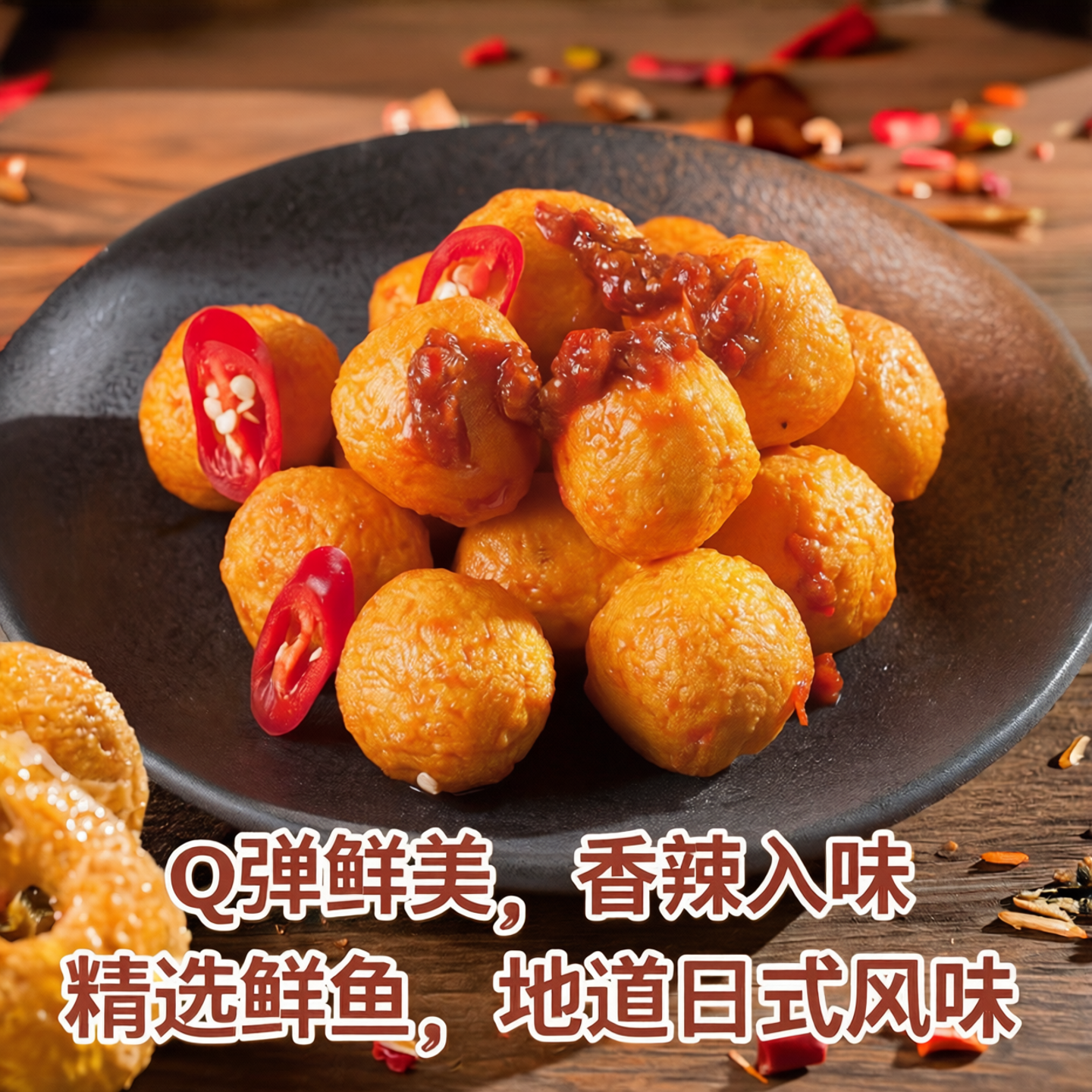 广州酒家即食小吃零食散装鱼蛋