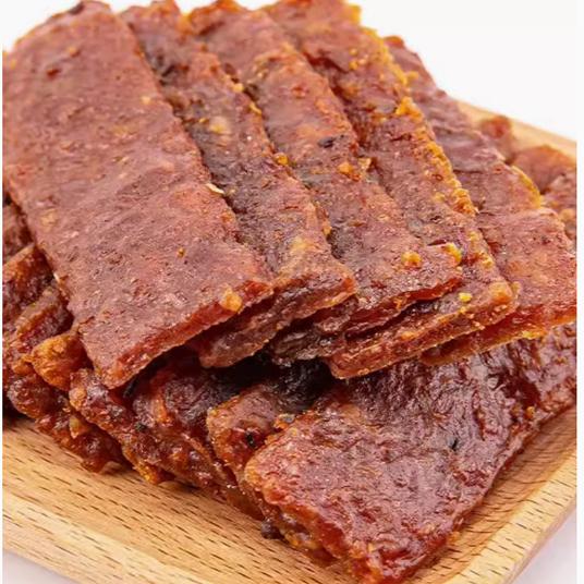 广州手撕牛肉干零食蜜汁味香辣味手撕牛肉脯干独立小包装零食