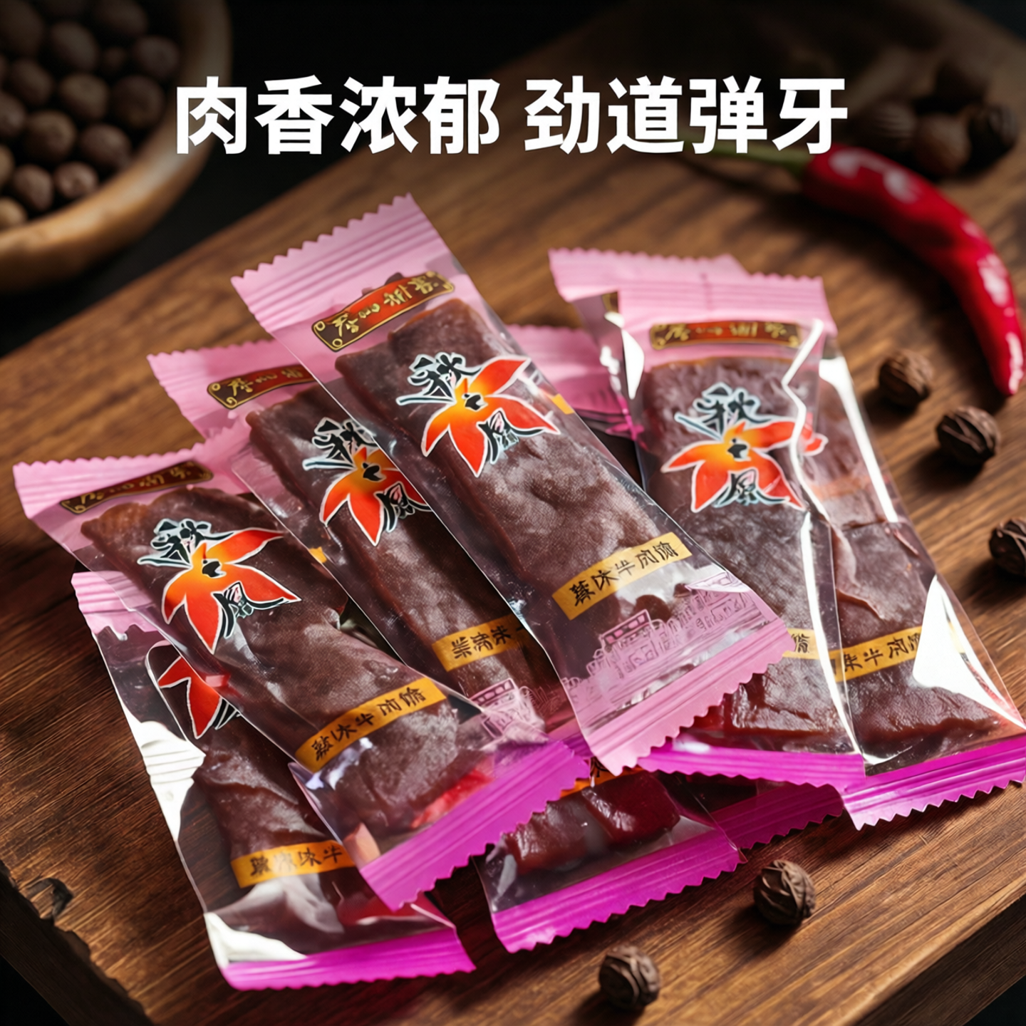 广州酒家秋之风散装原味黑椒味牛