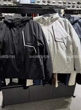 SHUI韩国代购D26年新款休闲百搭秋冬男款连帽棉服外套SR121TPD12