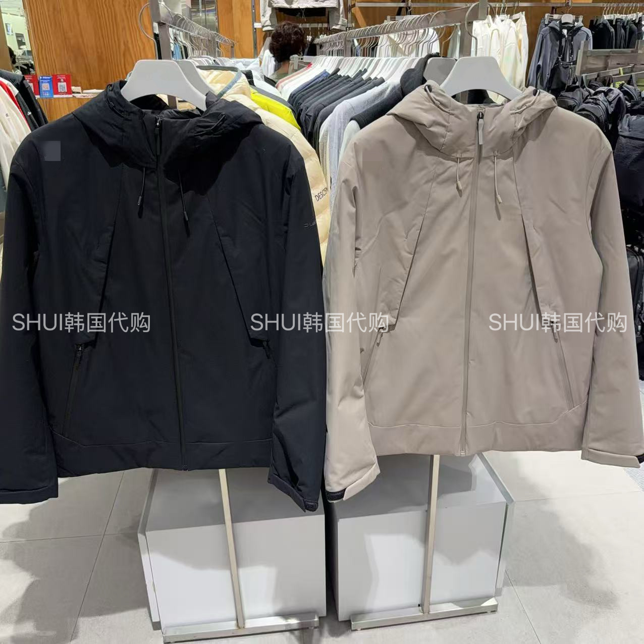 SHUI韩国直邮26冬季新款男款都市联名3M连帽棉服外套SR321DPD91