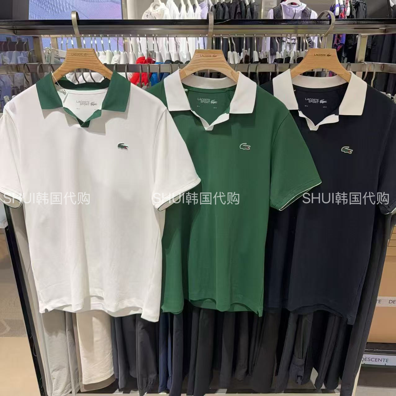 SHUI韩国直邮鳄鱼26新款夏季商务百搭男款POLO短袖T恤DH951E-56G