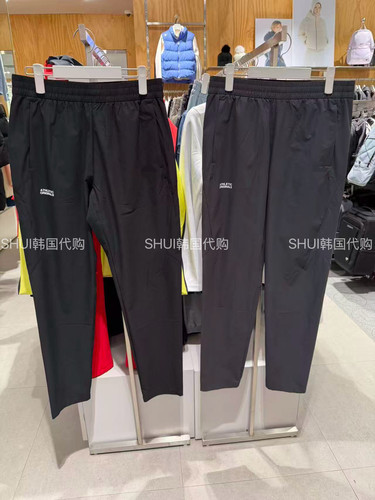 SHUI韩国直邮26新款春夏款男女同款速干休闲修身长裤SR123RPT21