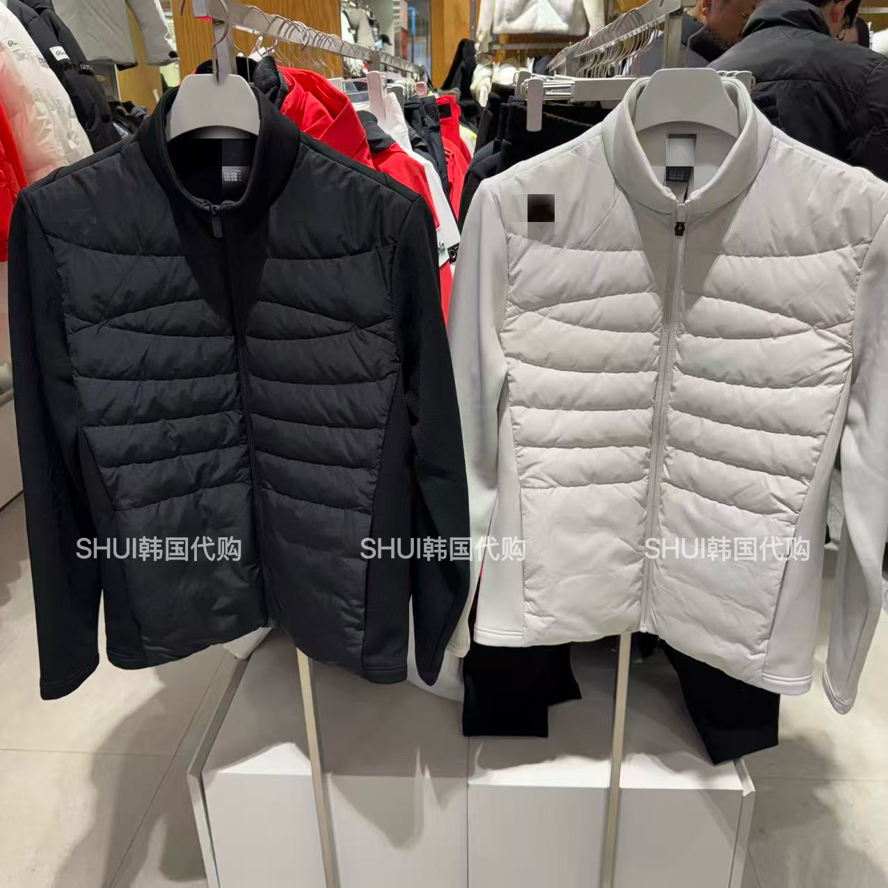 SHUI韩国直邮D26新款男女同百搭鸭绒拼接修身外套SR113TFT12,运动服/休闲服装,运动羽绒服,淘宝优惠券,粉丝福利购,淘宝优惠卷