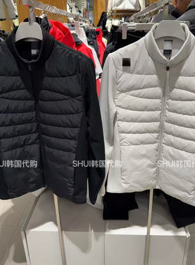 SHUI韩国代购D26新款男女同百搭鸭绒拼接修身外套SR113TFT12